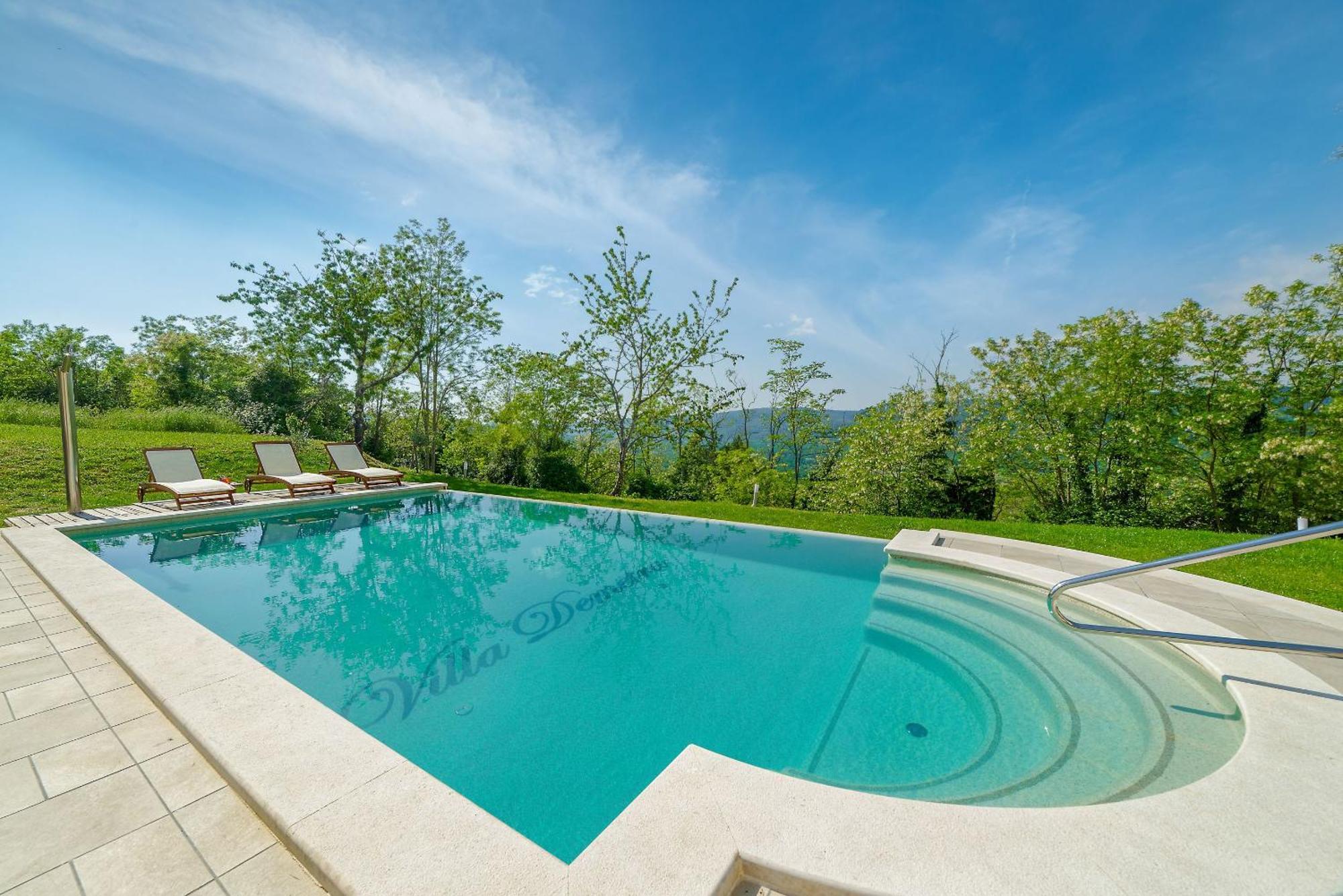 Villa Demetra Mit Infinity Pool Und Billiard Motovun Exterior foto